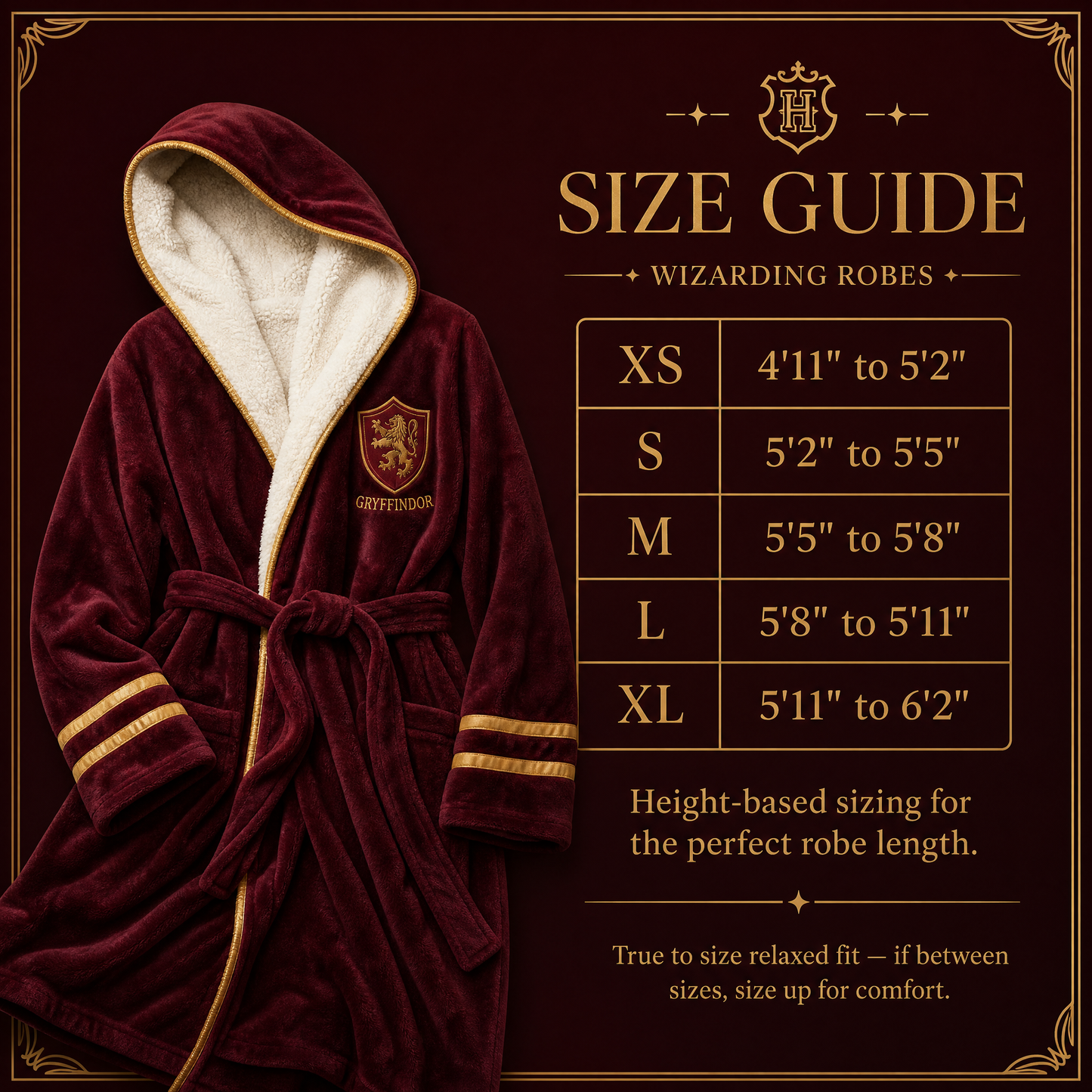 Wizarding Robes™ Plush Hooded Robe Blanket